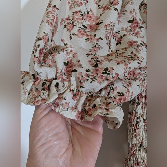 Shein Floral Long Dress Size Small NWOT - Picture 8 of 10